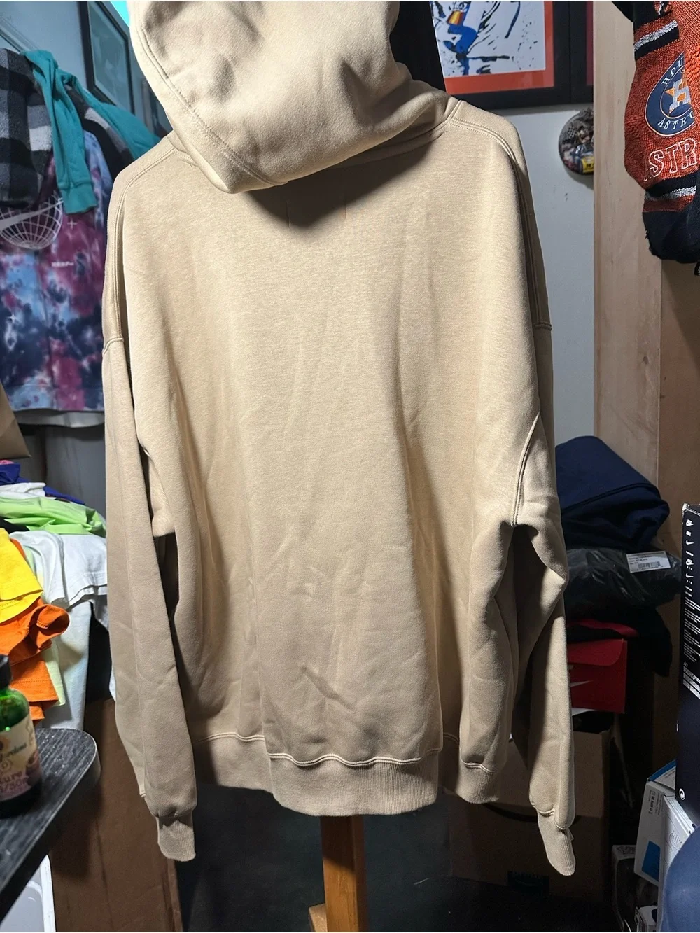 Air Jordan Men's Nike Pullover Oversized Hoodie Jumpman Logo Embroidered